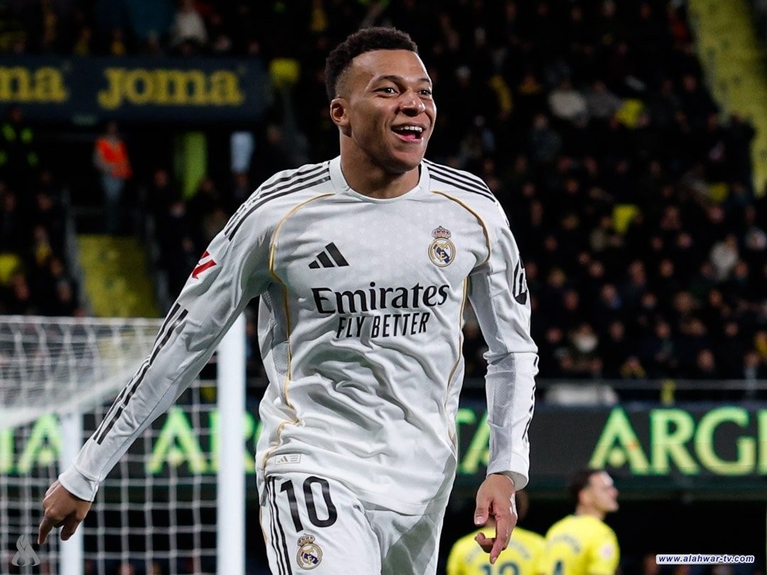 مبابي يقود ريال مدريد للفوز على فياريال في الليجا