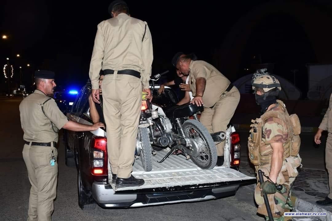 شرطة ذي قار تنفذ اجراءات امنية وسط مدينة الناصرية