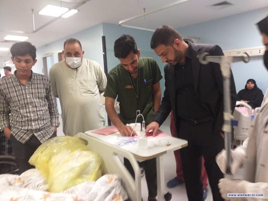 الخالدي يتفقد المؤسسات الصحية في ساعات متأخرة من الليل