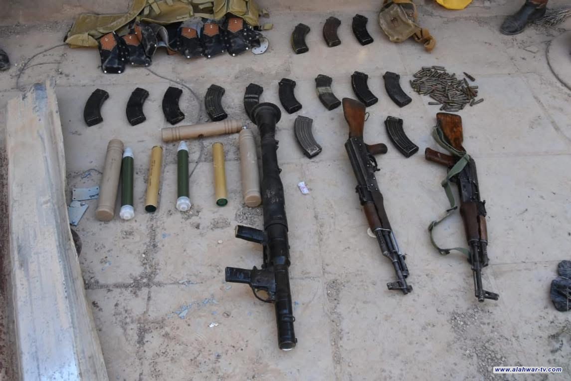 شرطة ذي قار تضبط قاذفة RBG7 وأسلحة واعتدة وتلقي القبض على أحد أطراف مشاجرة