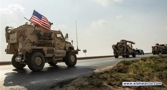 خروج رتل أمريكي كبير من قاعدة عين الأسد باتجاه سوريا