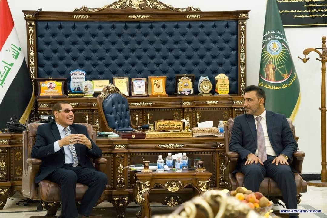 العمري يستقبل مدير مؤسسة السجناء السياسيين العامة في بغداد