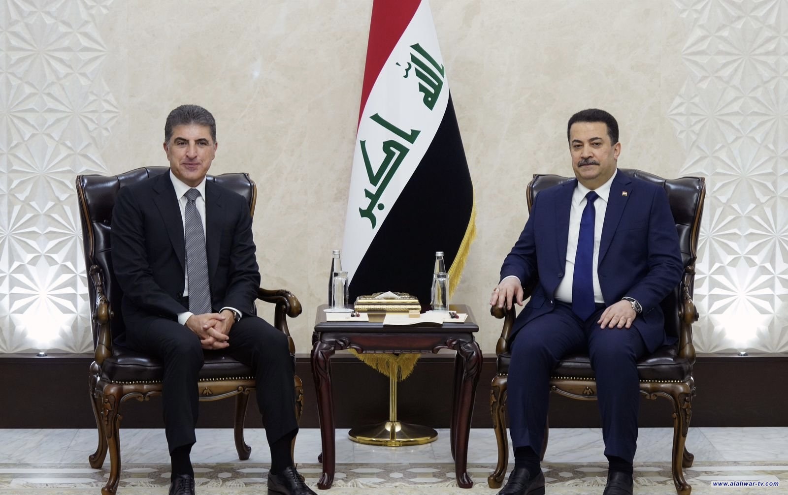 رئيس الوزراء يبحث مع نيجيرفان بارزاني حلّ الملفات والقضايا بين الحكومة والإقليم وفق الدستور