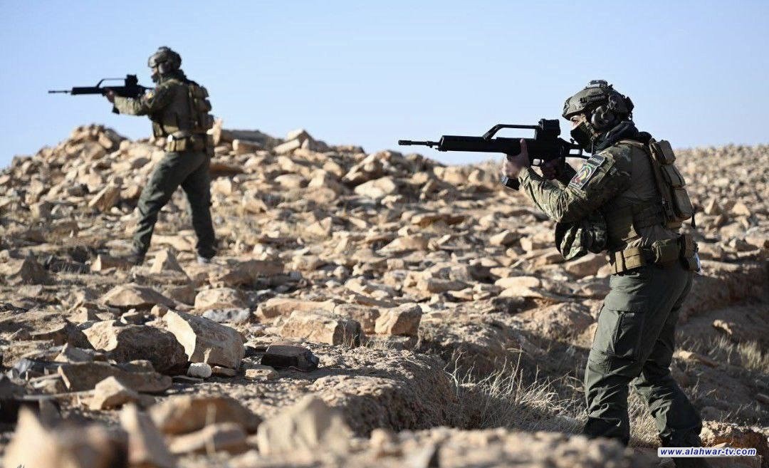 الحشد الشعبي يواصل تدريباته على الحدود العراقية   السورية