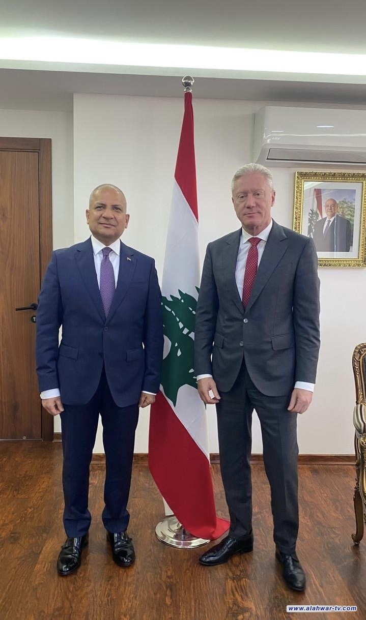 وزير الخارجية يوجه دعوة لنظيره اللبناني للمشاركة بمؤتمر إعادة الأشخاص من مخيم الهول