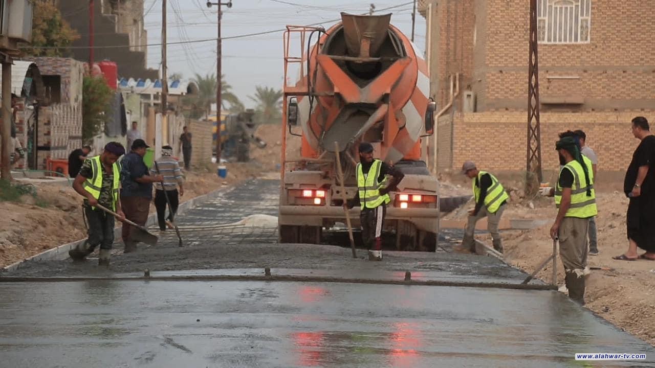 محافظ ذي قار يعلن تحقيق نسب انجاز متقدمة في مشروع البنى التحتية في حي المشتل في الشطرة