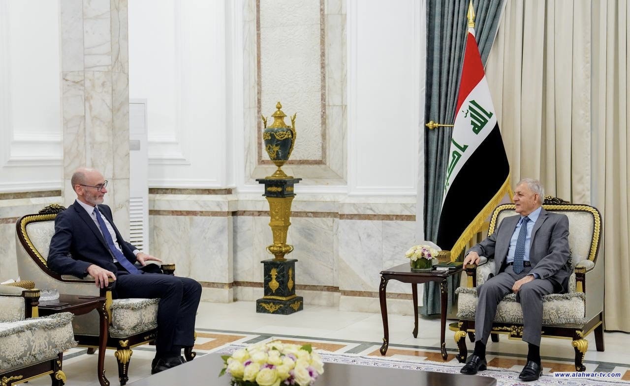 رئيس الجمهورية يؤكد أهمية تعزيز العلاقات الثنائية بين العراق وبريطانيا