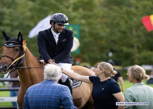 الفارس فالح الدليمي يظفر بالمركز الثالث في بطولة دولية ببلجيكا