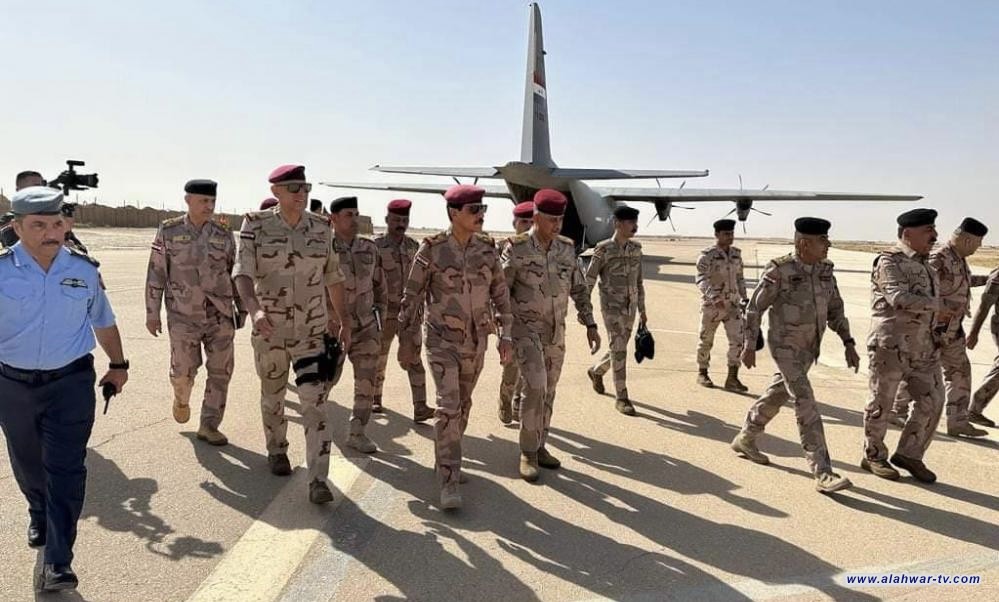 رئيس اركان الجيش ونائب قائد العمليات المشتركة يصلان الى القائم