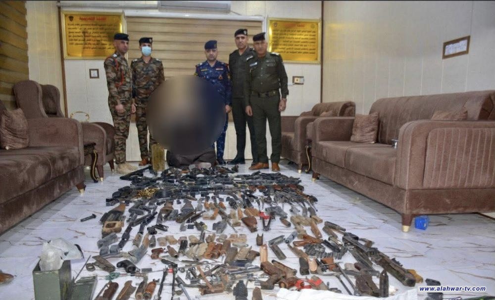 ضبط متهم وتفكيك ورشة لتصليح وتحوير الأسلحة في ذي قار