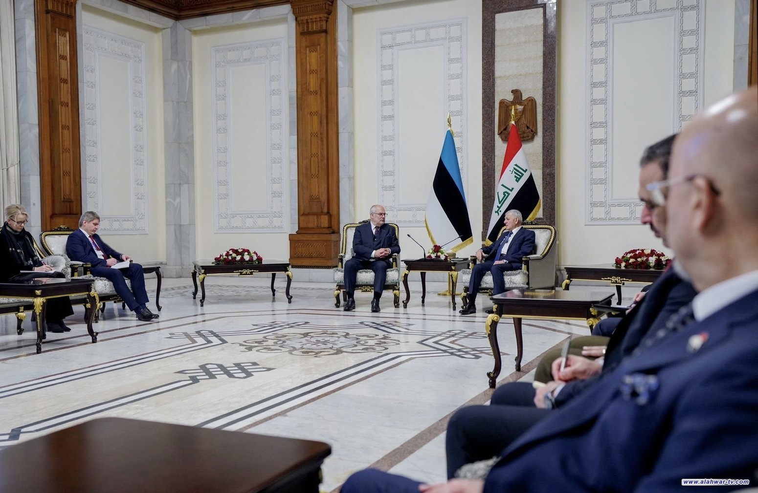 رئيسا العراق وإستونيا يؤكدان على تعزيز التعاون الاقتصادي بين البلدين