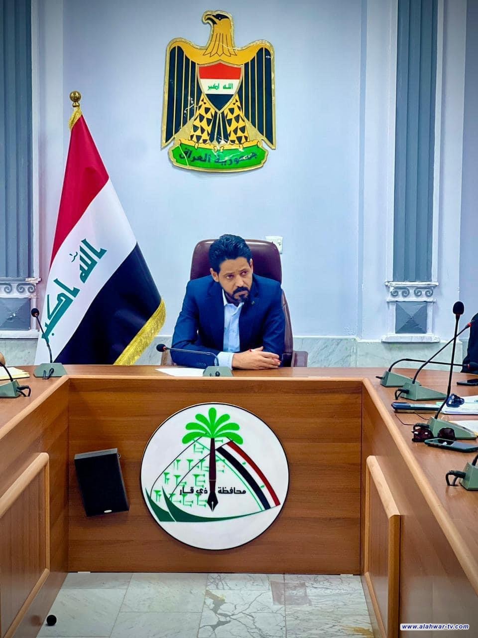 محافظ ذي قار يطلق حملة تشجير كبرى في عموم مدن المحافظة