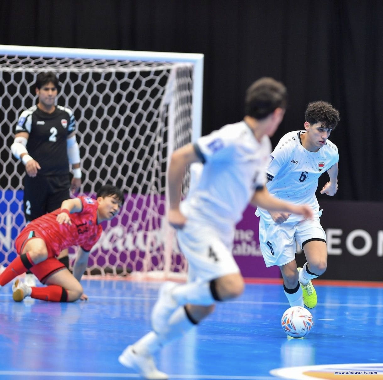 منتخب الصالات بمواجهة إندونيسيا ببطولة آسيا اليوم