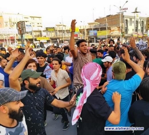 تظاهرة في ذي قار رفضا للاعتداء على متظاهري عقود 315