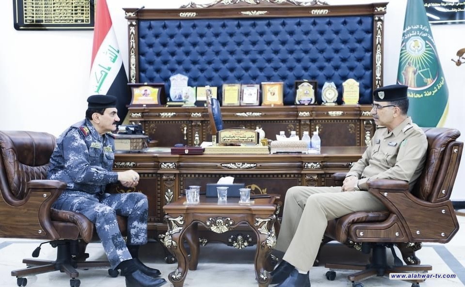 مدير عام شرطة الطاقة يصل الناصرية لبحث أمن الشركات العاملة في القطاع النفطي