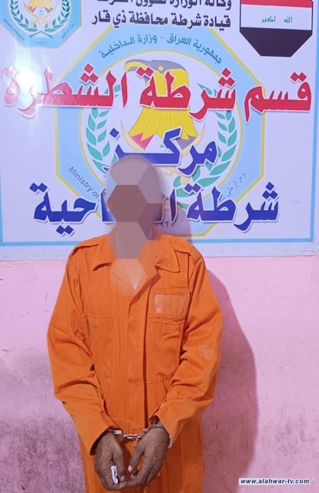 قوة مشتركة تلقي القبض على متهم لارتكابه جريمة شروع بالقتل في قضاء الشطرة