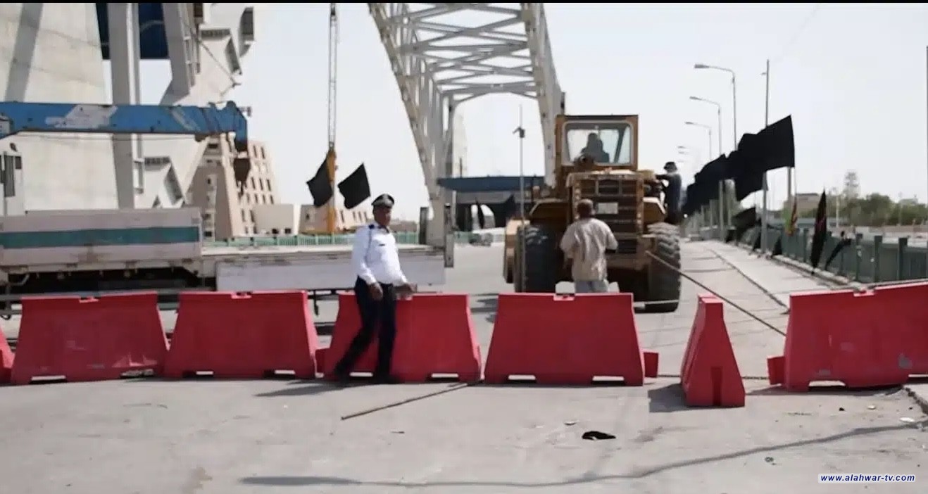 إغلاق كامل لجسر الزيتون وسط الناصرية لمدة يومين.. لاستكمال تثبيت الهيكل الحديدي