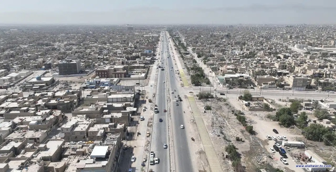 صندوق إعمار ذي قار يتابع مشروع شارع الصدرين ويسجل نسب إنجاز متقدمة