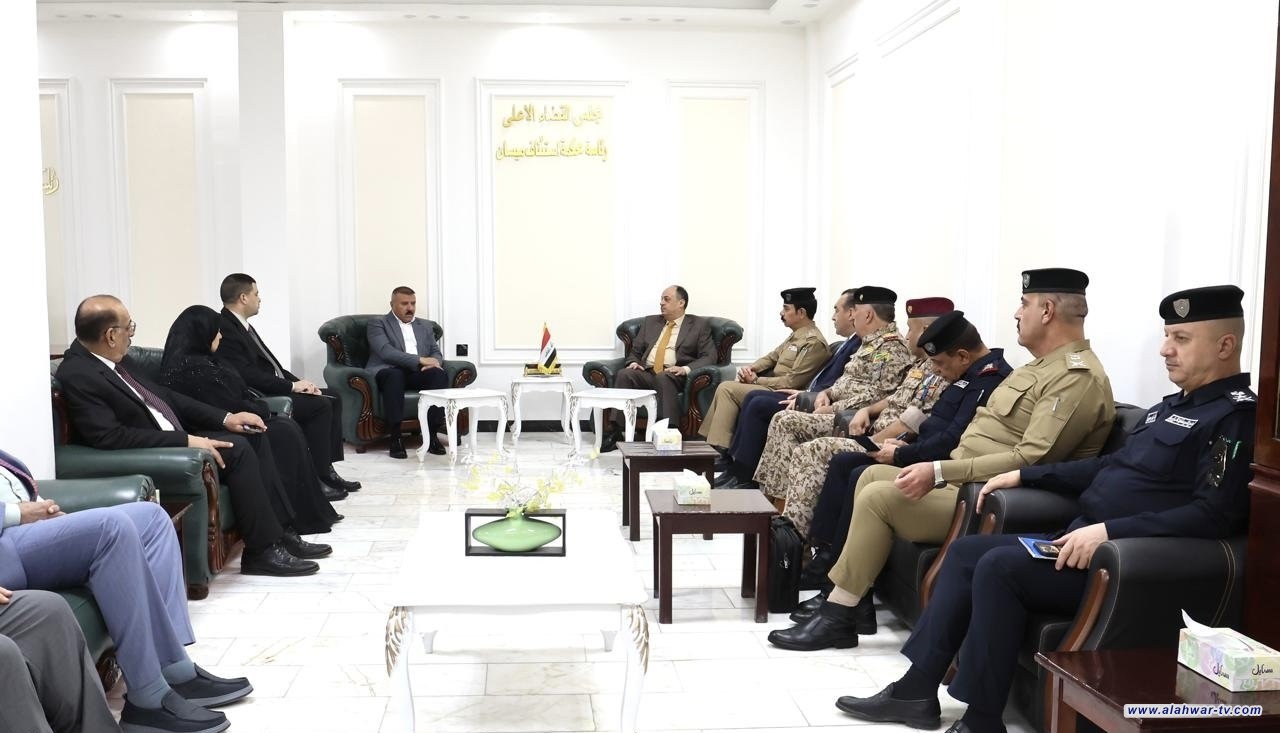 وزير الداخلية يبحث مع رئيس استئناف ميسان سرعة تنفيذ أوامر القبض وملاحقة المجرمين