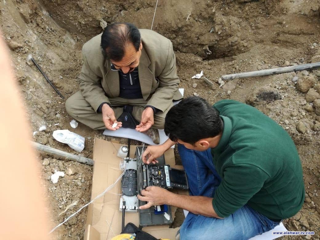 إصلاح الكابل الضوئي المتضرر جنوب الناصرية وإعادة الخدمات تدريجياً
