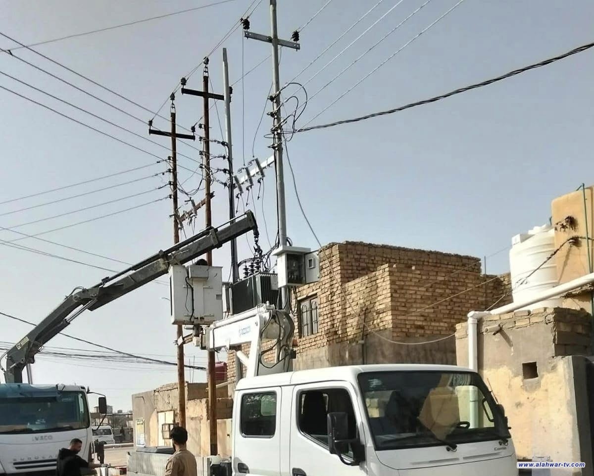 ملاكات كهرباء ذي قار تنجز تحويل المشتركين إلى الشبكة الجديدة في سوق الشيوخ