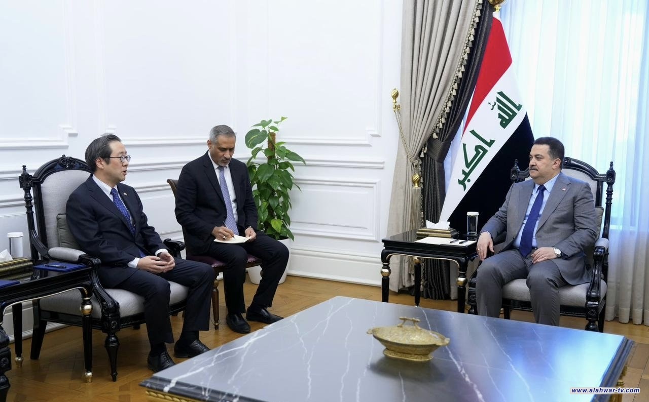 رئيس الوزراء يؤكد حرص العراق على التعاون والاستفادة من خبرات الشركات الكورية الجنوبية