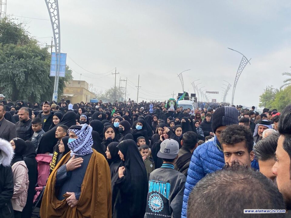 انطلاق التشييع الرمزي لنعش الإمام الكاظم عليه السلام في الناصرية