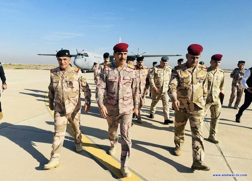 وفد أمني برئاسة رئيس أركان الجيش يصل الى ميسان