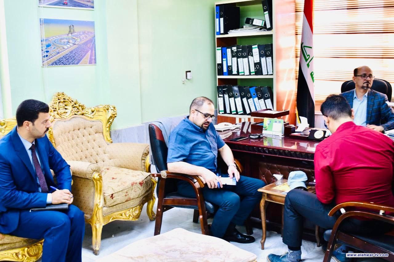 الخفاجي يستقبل وفدا من الامم المتحدة لتقييم اعمال المنظمات الدولية العاملة في المحافظة