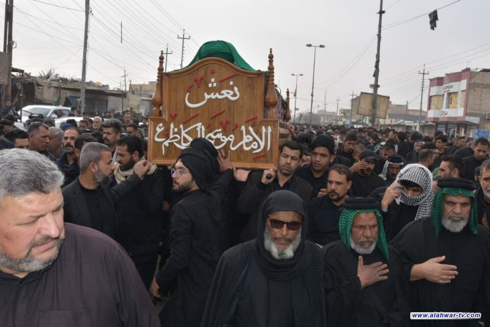 أهالي سوق الشيوخ يحيون ذكرى استشهاد الإمام موسى بن جعفر الكاظم عليه السلام