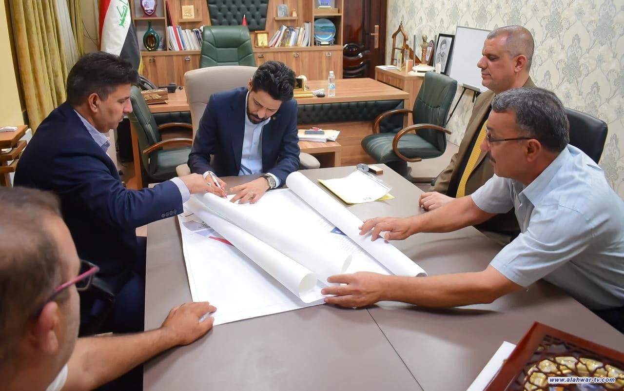 محافظ ذي قار يصادق على التصاميم القطاعية والتي تتيح توزيع اكثر من ٥٠٠ قطعة ارض سكنية