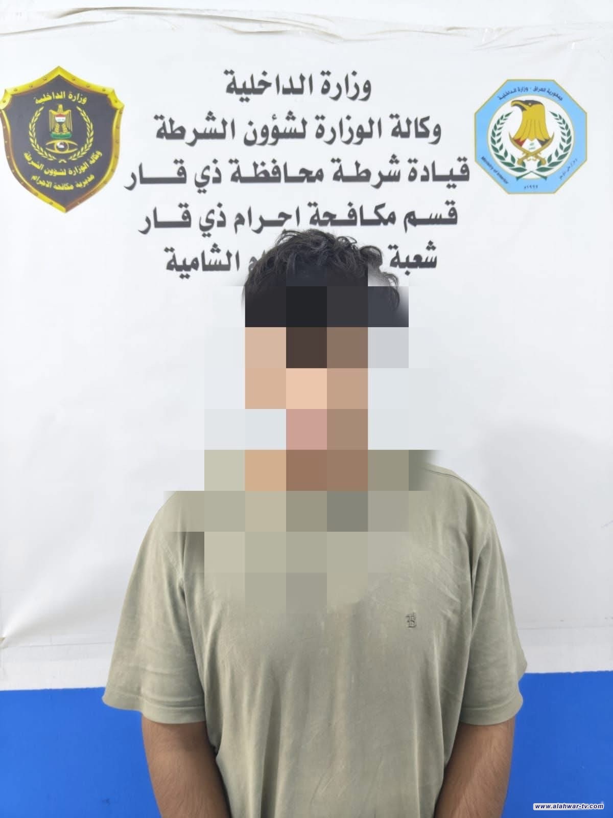 مكافحة إجرام ذي قار تكشف جريمة قتل غامضة وتلقي القبض على الجاني