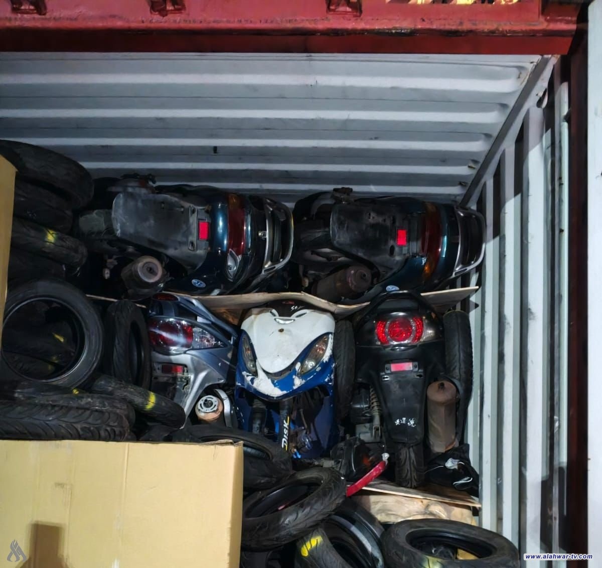 المنافذ: ضبط دراجات نارية معدة للتهريب في ميناء أم قصر الشمالي