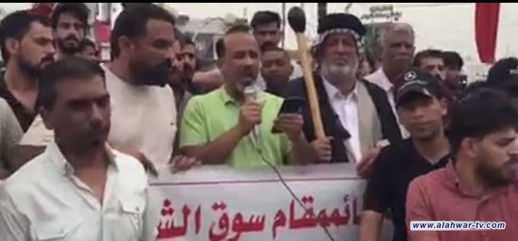 متظاهري سوق الشيوخ يطالبون بإقالة قائممقام القضاء احتجاجا على سوء الخدمات