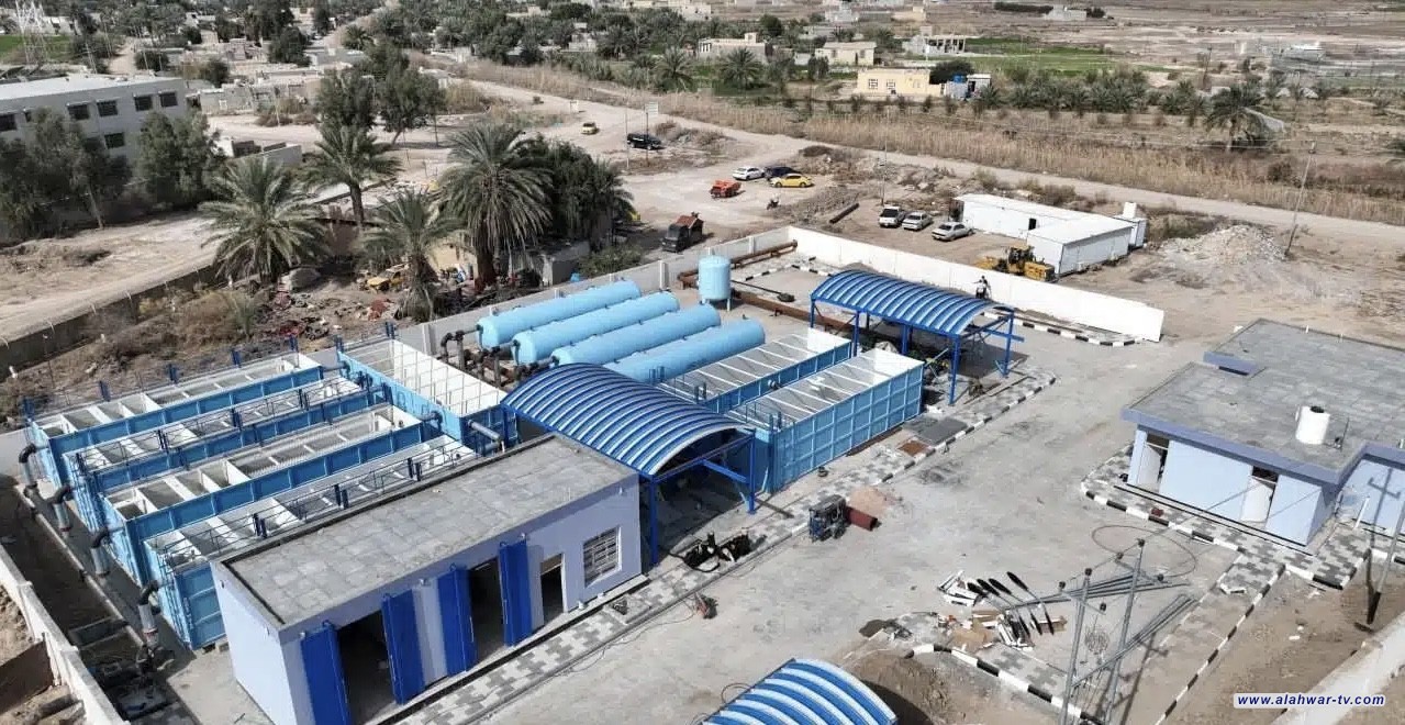 صندوق إعمار ذي قار يتابع مراحل إنجاز مجمع ماء أبو العجول في الشطرة