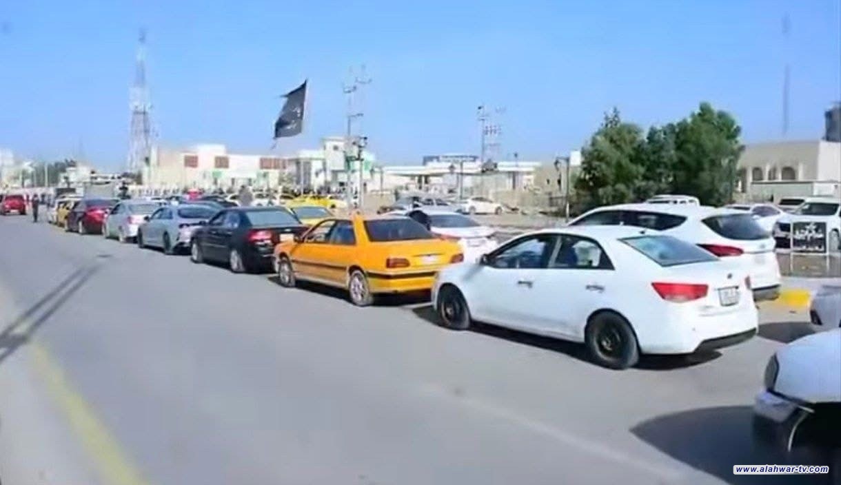 شهود عيان: أزمة بنزين جديدة وطوابير طويلة أمام محطات الوقود في الناصرية