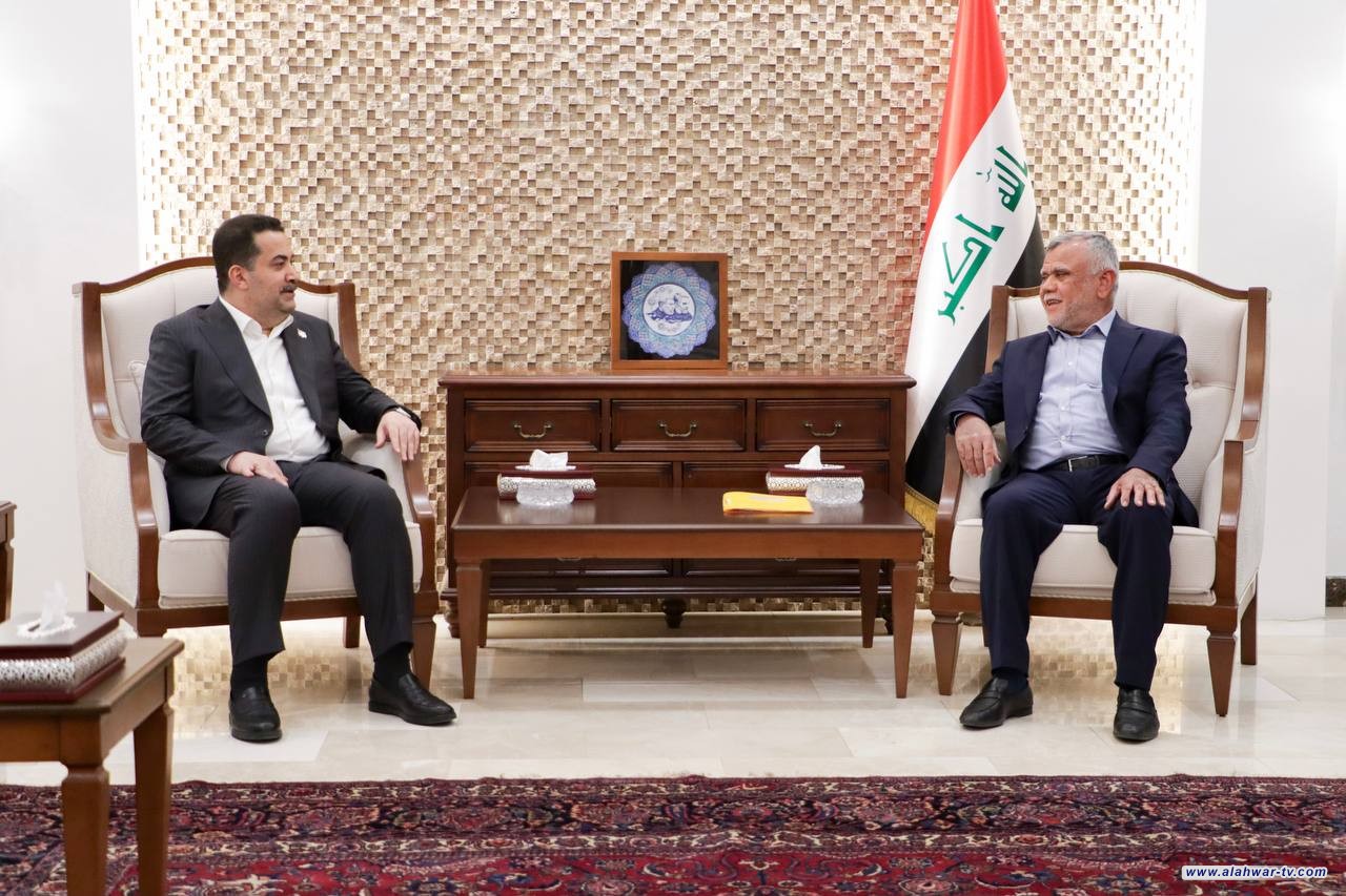 رئيس مجلس الوزراء السيد محمد شياع السوداني يلتقي رئيس ائتلاف الفتح