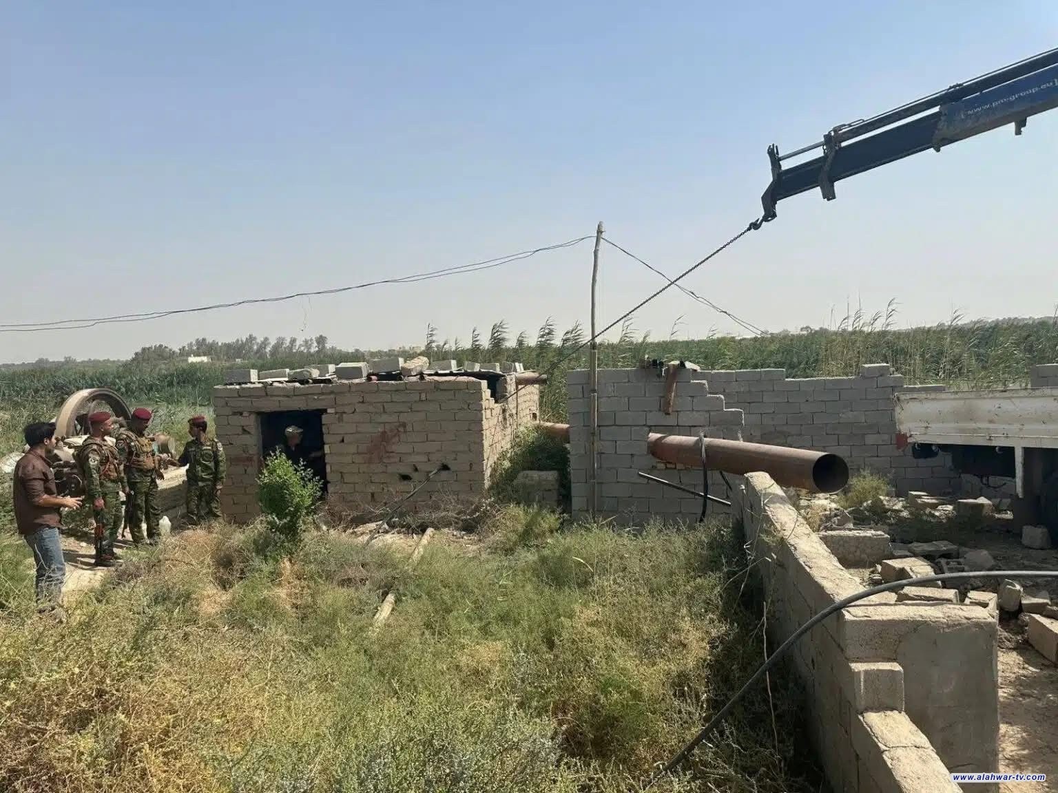 موارد ذي قار : رفع 290 حالة تجاوز على نهر الفرات وتوزيعات المياه مسيطر عليها