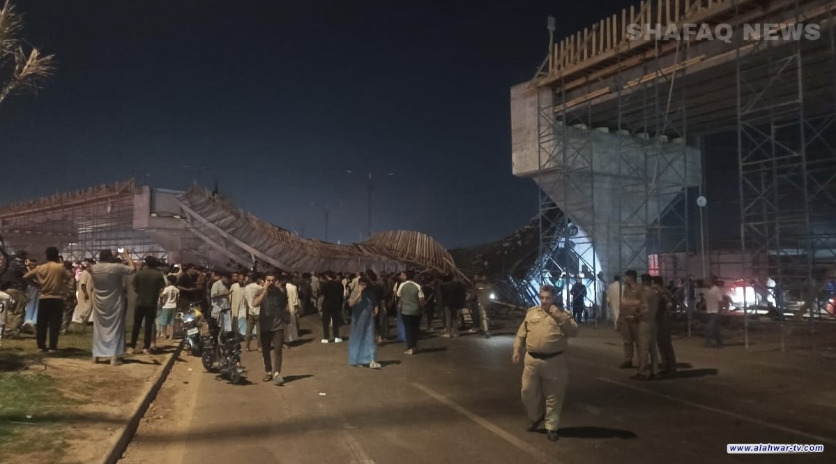 سقوط جسر في كربلاء وأنباء أولية عن وقوع ضحايا