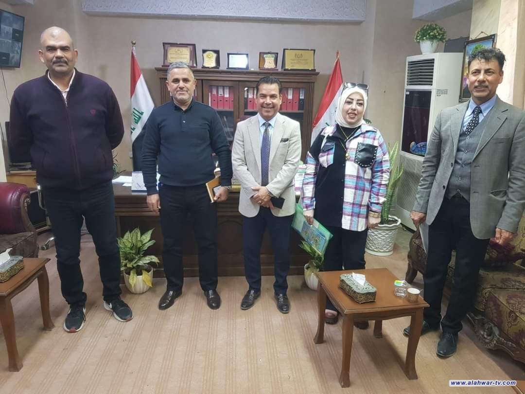 زراعة ذي قار تستقبل وفد مشروع تقنات الري والمكنة الحديثة في وزارة الزراعة