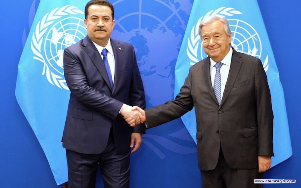 السوداني وجوتيريش يؤكدان أهمية التعاون والتنسيق في مواجهة التغيرات المناخية