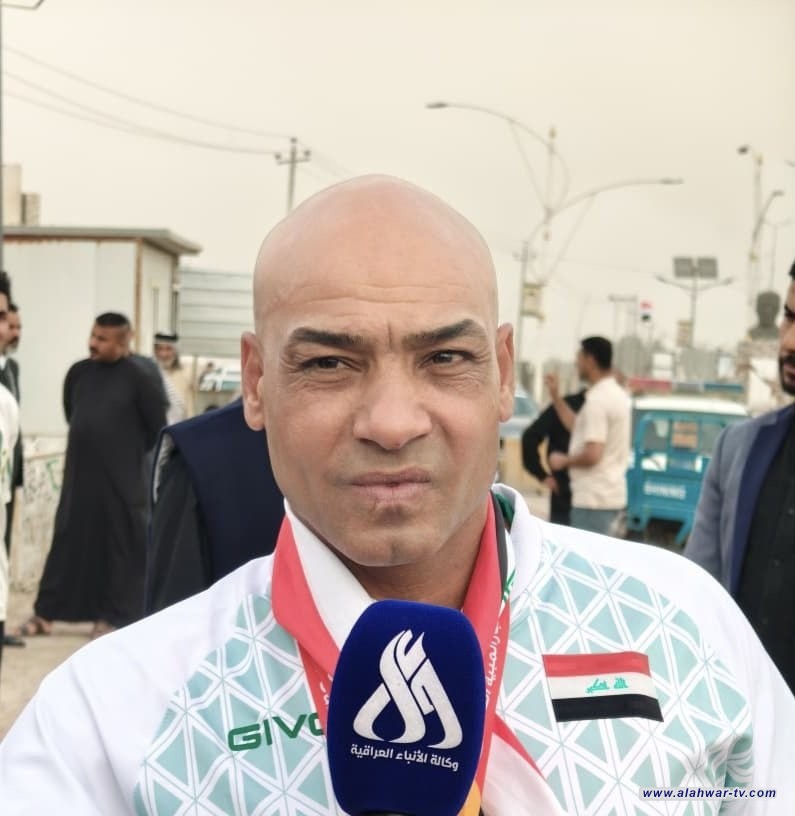 ذي قار تستقبل بطلها السباح الفائز بذهبية غرب آسيا للسباحة البارالمبية