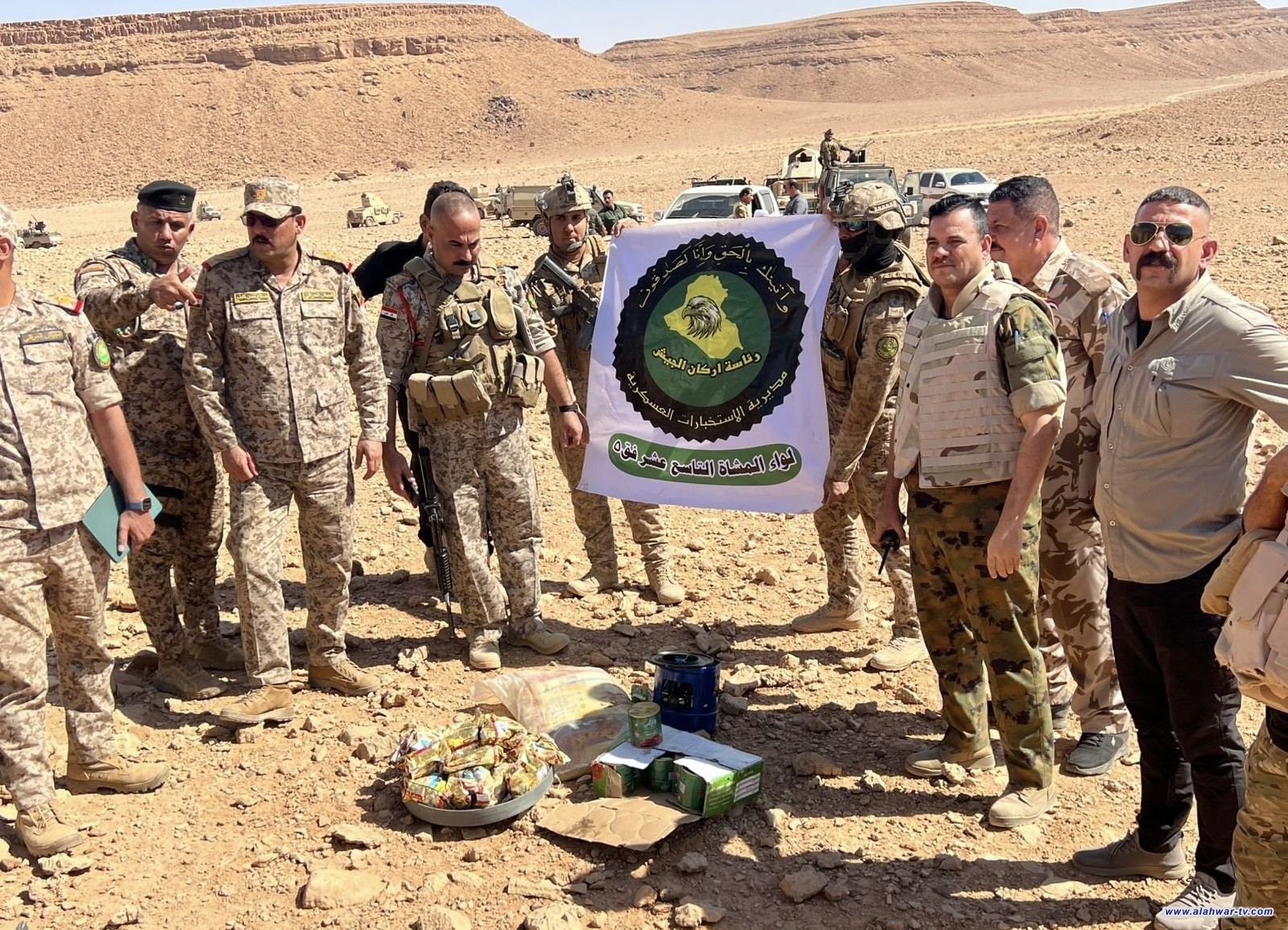 الاستخبارات العسكرية تضبط (5) مضافات في صحراء الأنبار