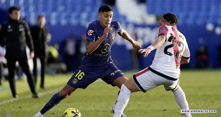 خسارة قاسية لأتلتيكو مدريد أمام رايو فاييكانو تهز مركزه في الليجا