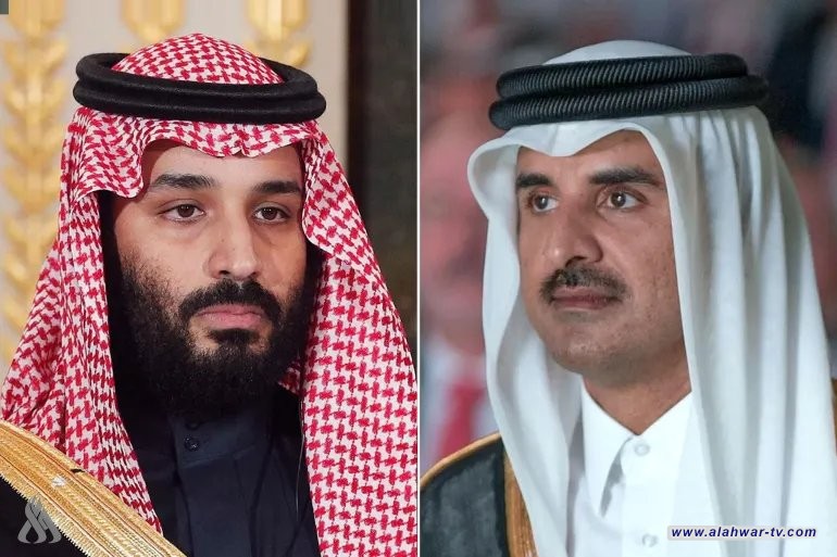ولي العهد السعودي يدين باتصال هاتفي مع أمير قطر الهجوم الصهيوني