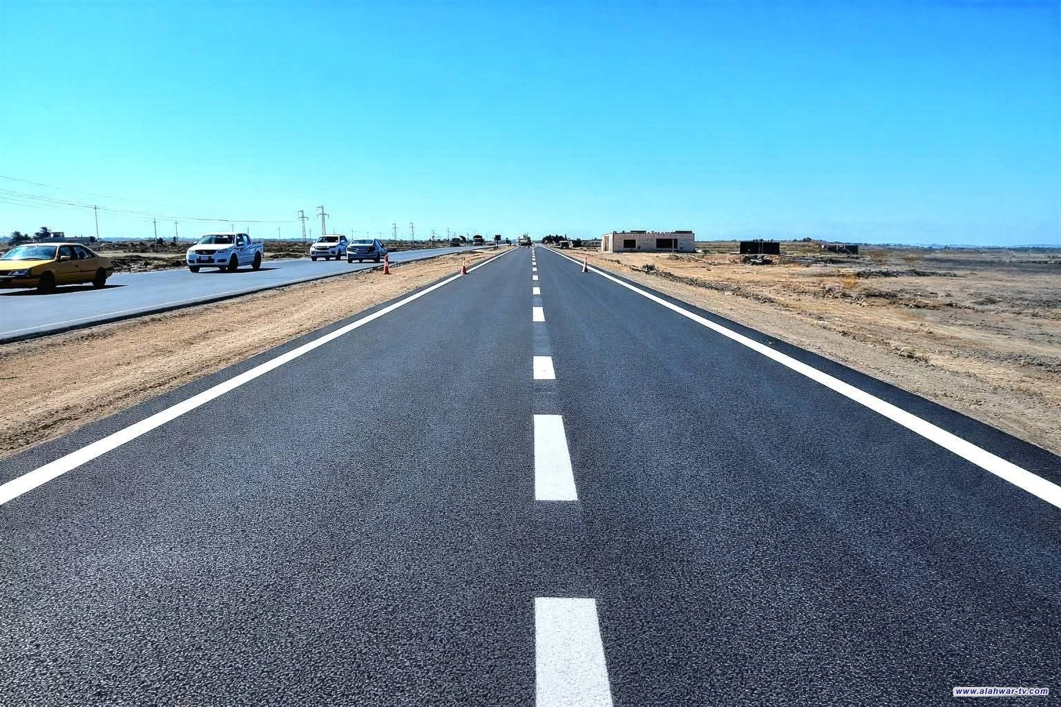 دائرة الطرق والجسور تنجز مشروع تأهيل طريق فجر   آل بدير في ذي قار بطول 8.300 كم