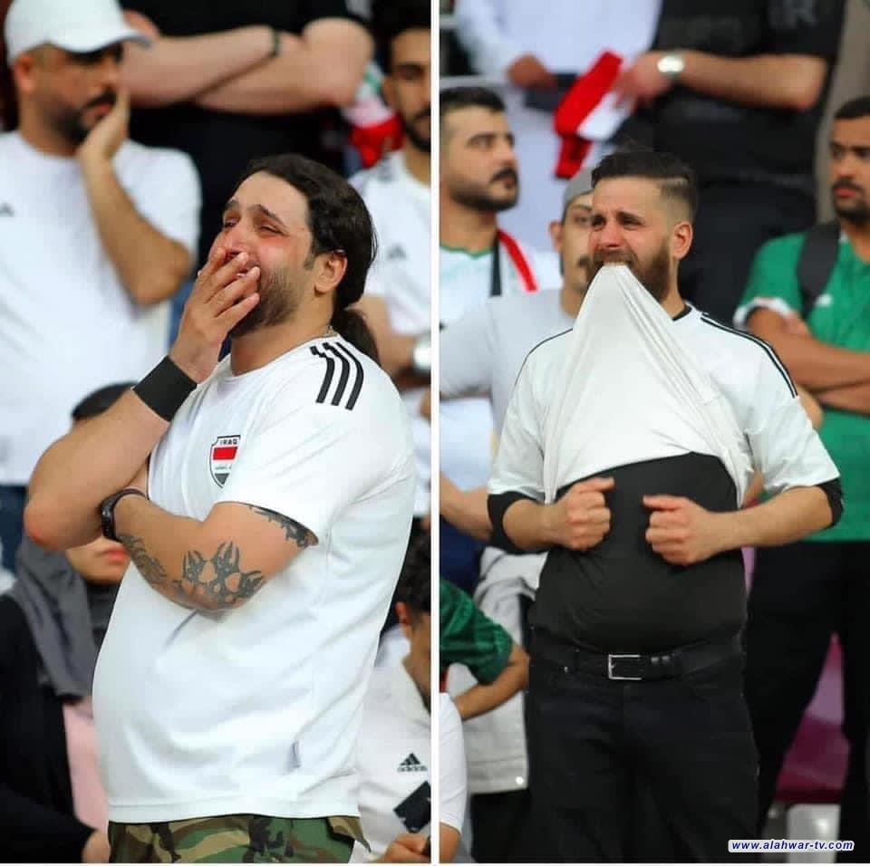 خيبة وحزن تخيّمان على وجوه الجماهير بعد خسارة المنتخب العراقي (صور)