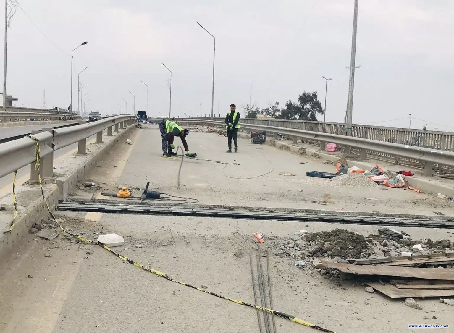 بلدية الناصرية: اعداد كشوفات فنية لصيانة فواصل التمدد لجسري القيثارة وشارع النبي إبراهيم