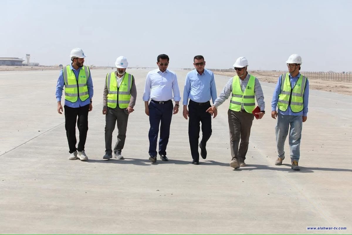 وزير النقل : مطار الناصرية الدولي يسجل نشب انجاز متصاعدة والافتتاح بنهاية العام الجاري