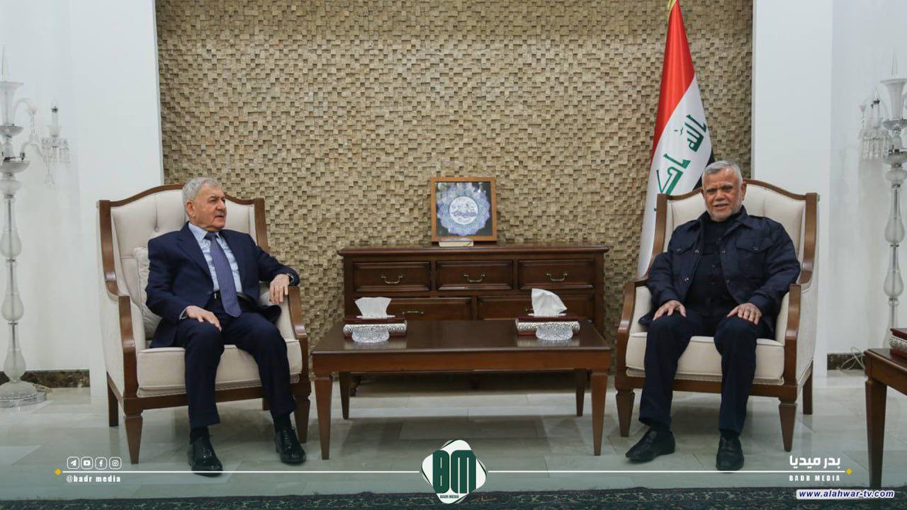 رشيد والعامري يبحثان ملف خروج قوات التحالف الدولي من العراق